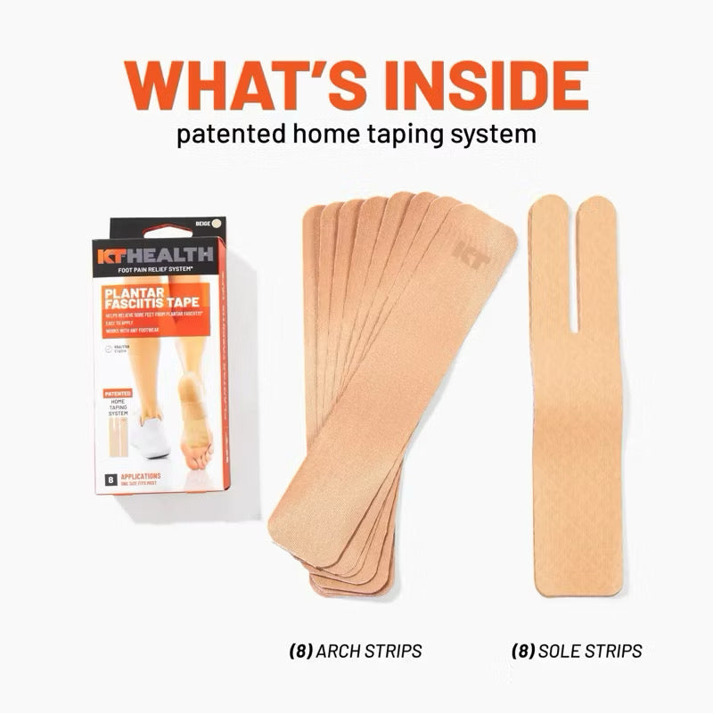 KT Tape Plantar Fasciitis Precut (8 Applications)