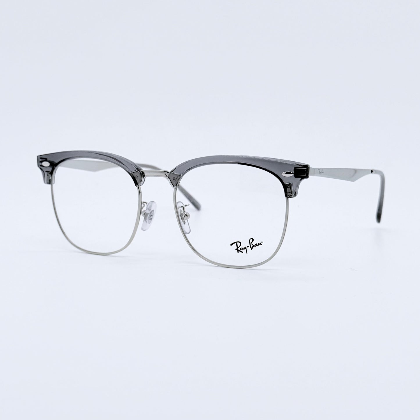 Ray-Ban RX7318D Transparent Grey on Silver