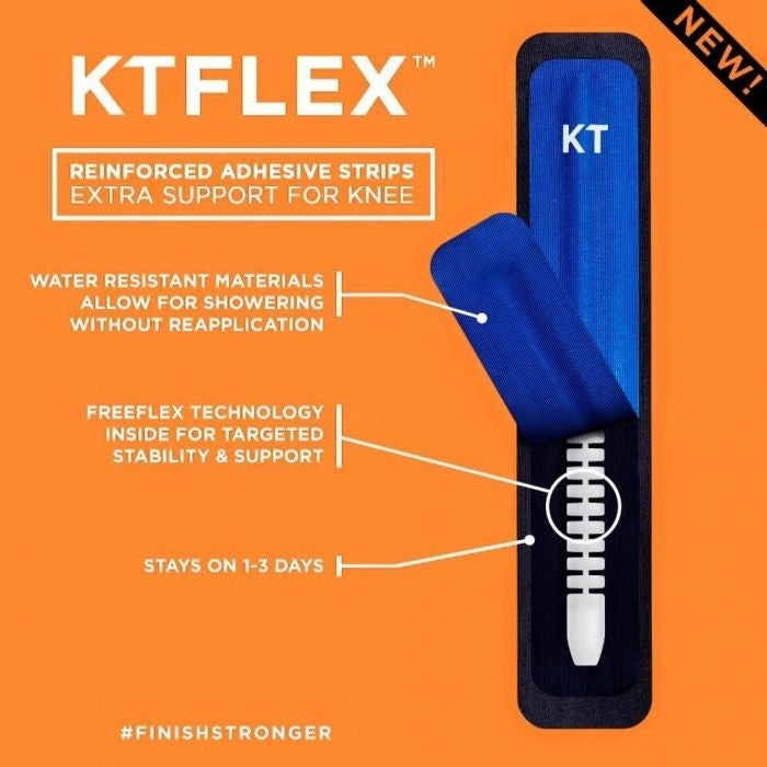 KT Flex Reinforced Knee support strips