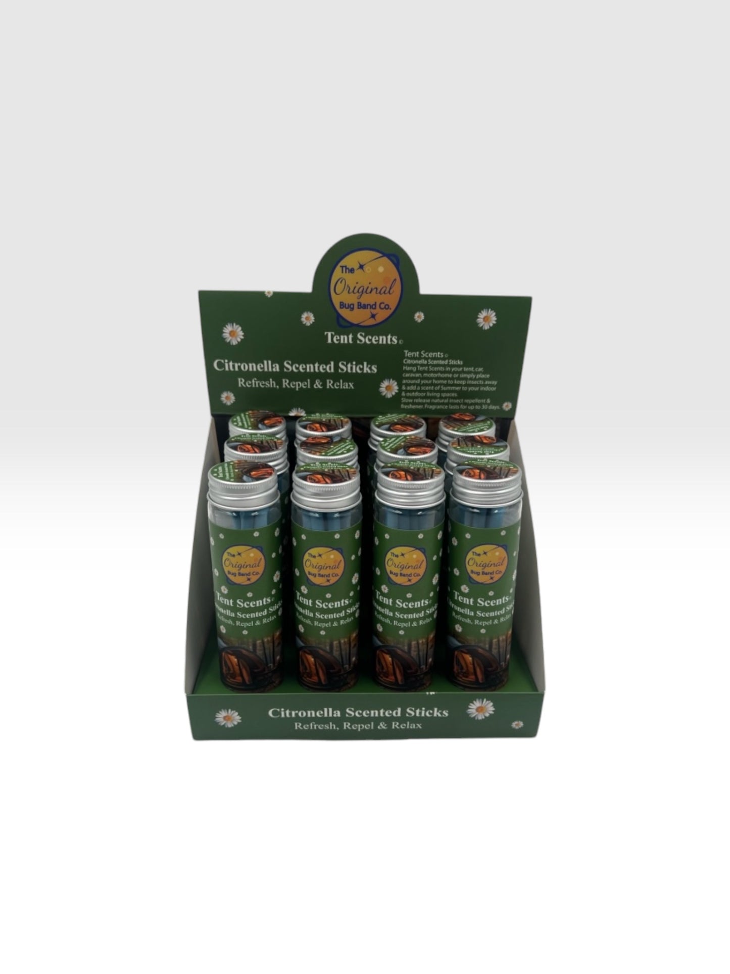 Tent Scents Citronella Sticks by Original Bug Band co.