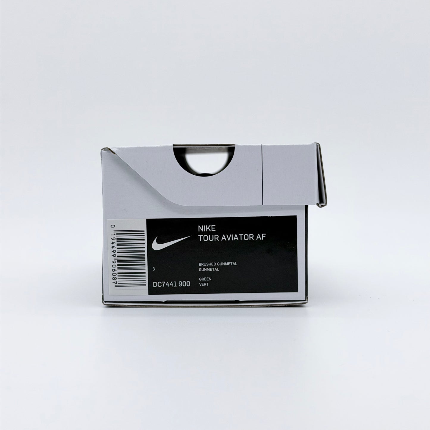 Nike Tour Aviator AF DC7441 900 Brushed Gunmetal w/ Green