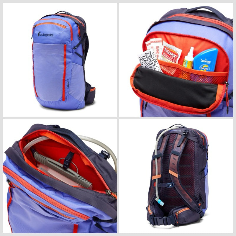 Cotopaxi Lagos 25L Hiking Hydration Pack - Pacific/ Magma