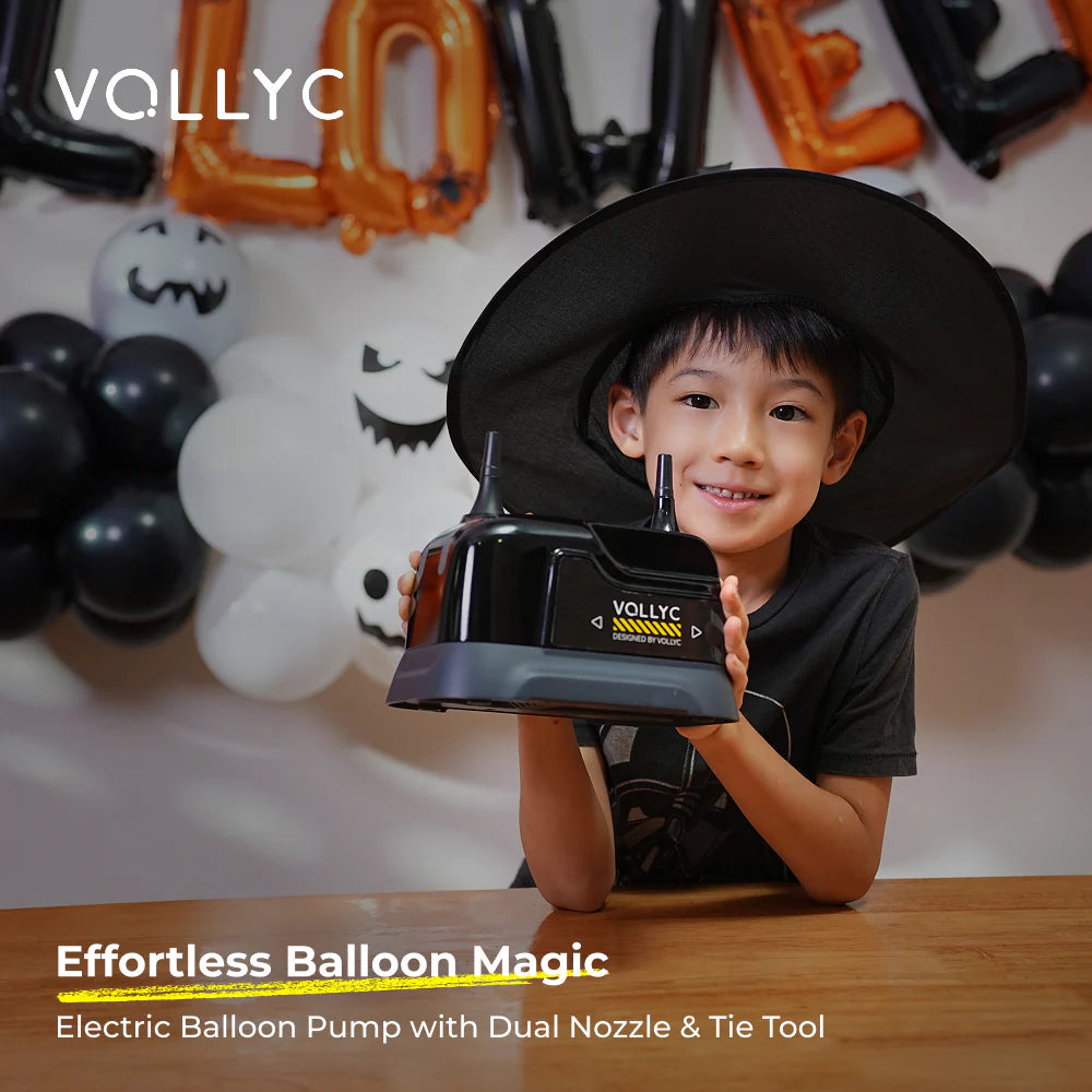 Flextail x Vollyc Evo Balloon Pump - Electric Balloon Pump with Dual Nozzle & Tie Tool