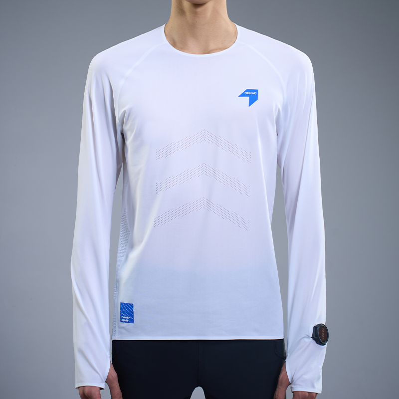 Men's Qiflow Ventilated Running Long Sleeve