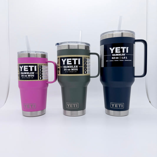 Yeti Rambler 25oz Straw Mug
