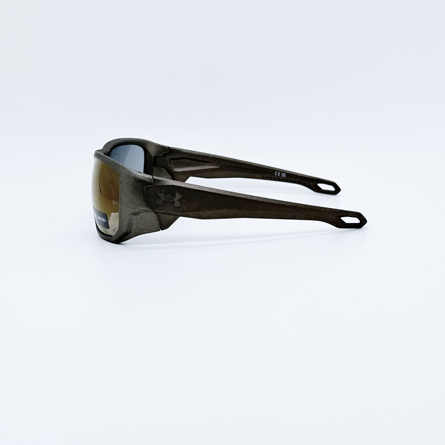 Under Armour Attack MD HKL2B Metallic Brown w/ Gold Mirror Sunglasses