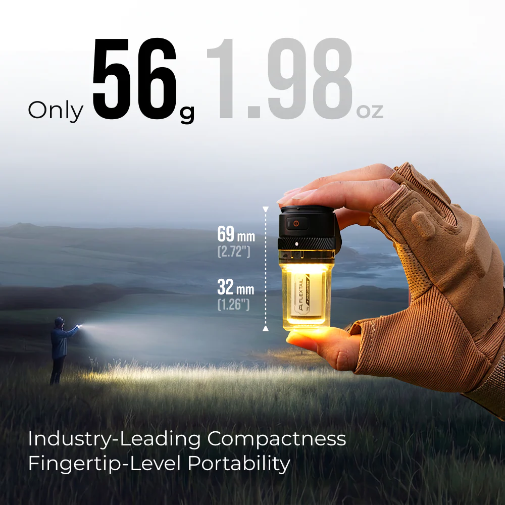 Fltextail Zero Lantern 56g UItralight 2-in-1 Camping Light / Flashlight