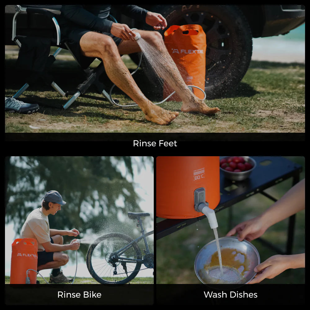 Flextail Tiny Shower Water Bag - Your on the go shower station