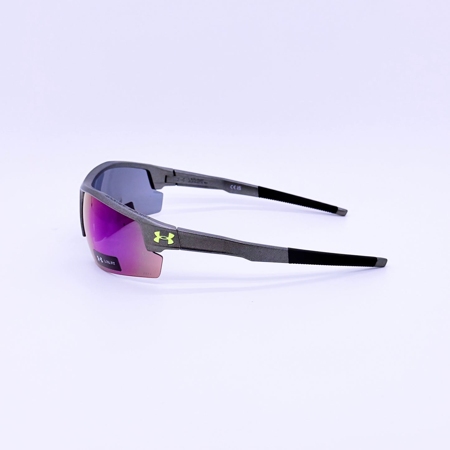 Under Armour Skillz 4WCB3 - Metallic Grey w/ Red Sunglasses