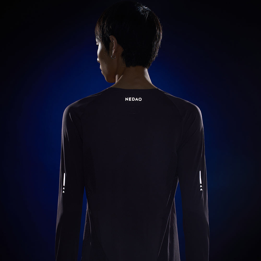 Men's Qiflow Ventilated Running Long Sleeve