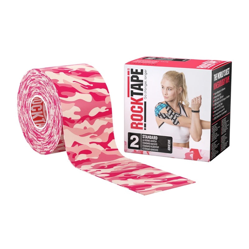 Rocktape 5cm x 5m Standard Roll (Assorted designs)