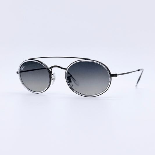 Ray-Ban RB3847N Oval Double Bridge Sunglasses