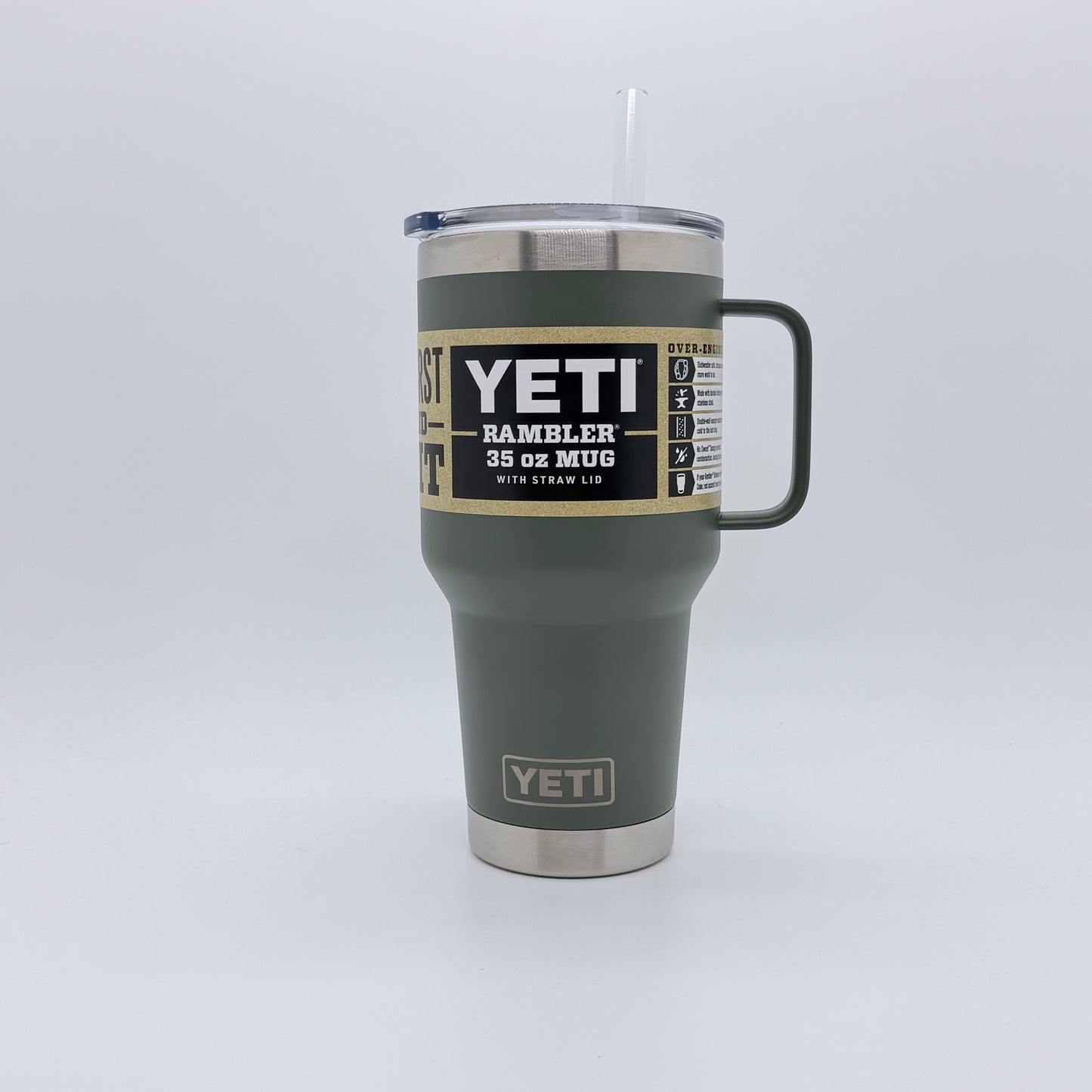 Yeti Rambler 25oz Straw Mug