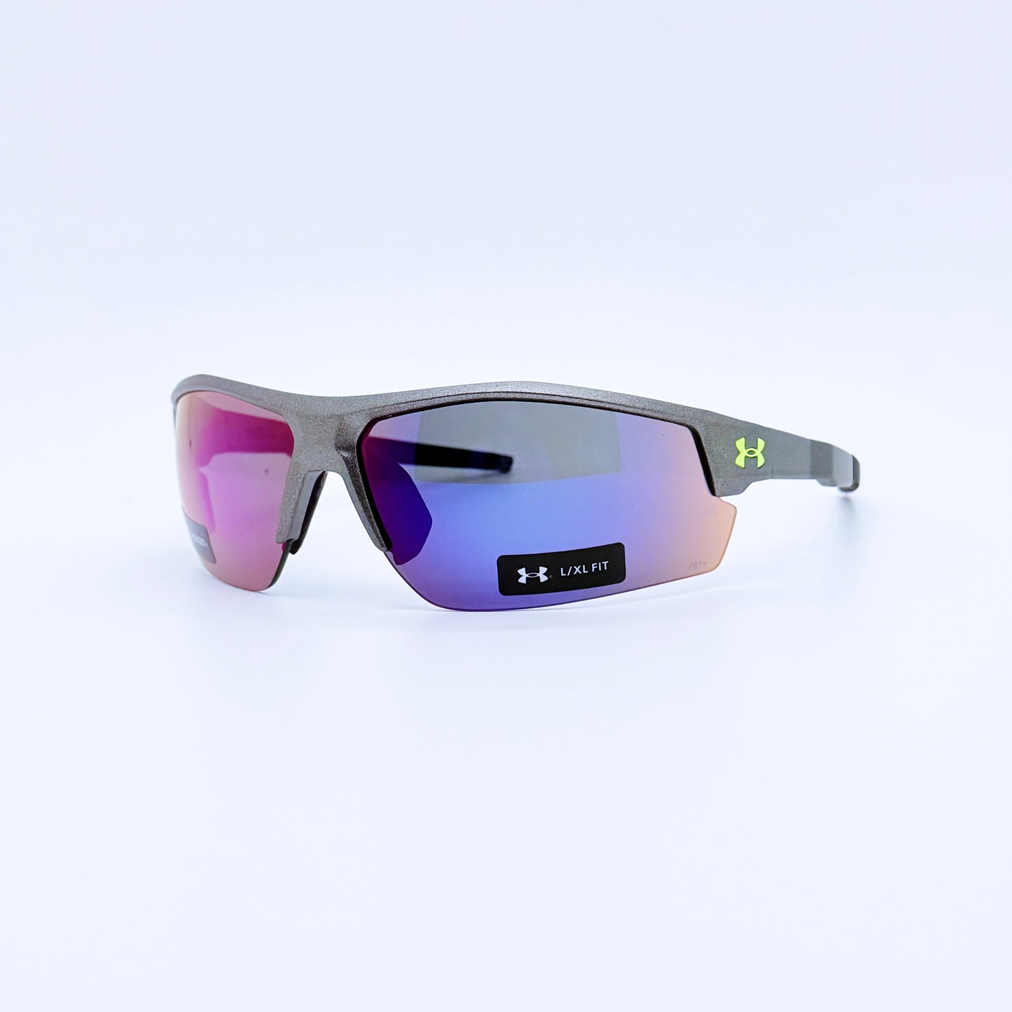 Under Armour Skillz 4WCB3 - Metallic Grey w/ Red Sunglasses