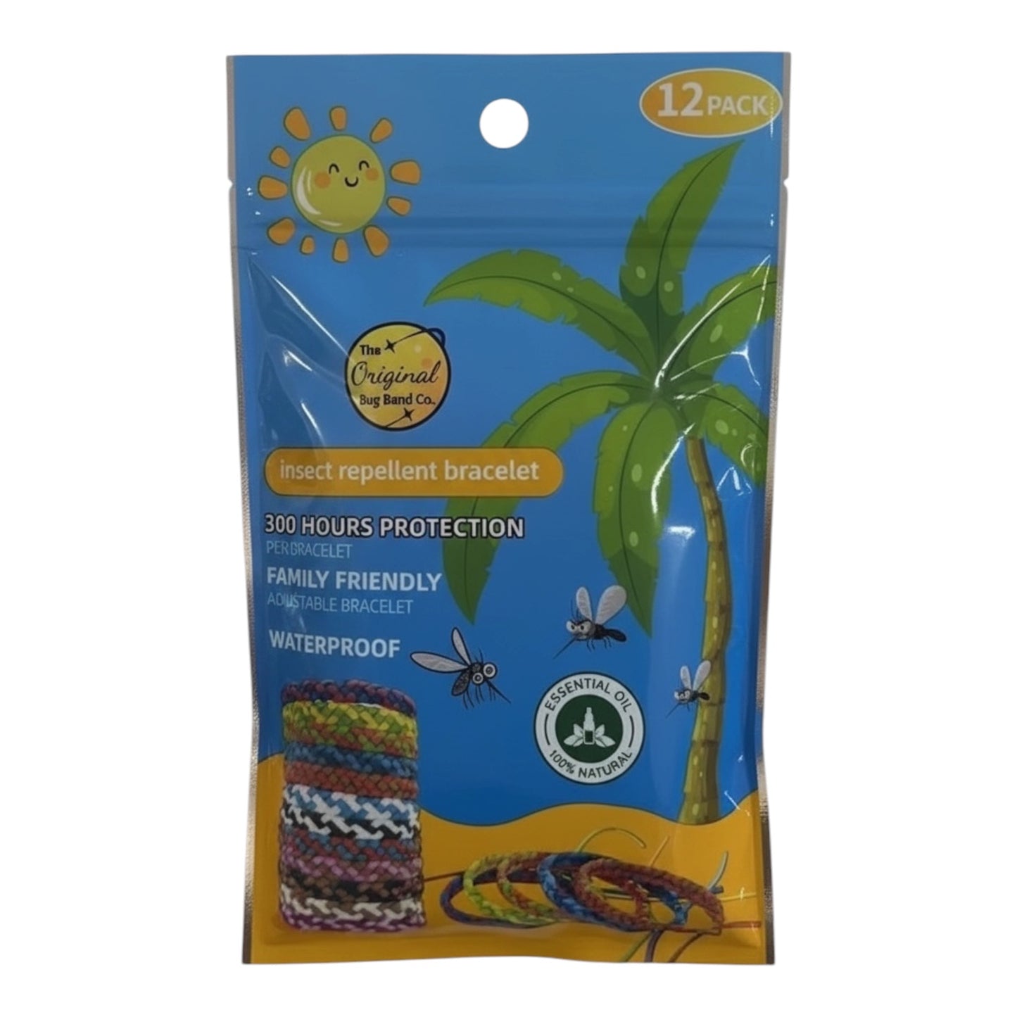 Original Bug Band (12 pack) - Insect Repellent Bracelet