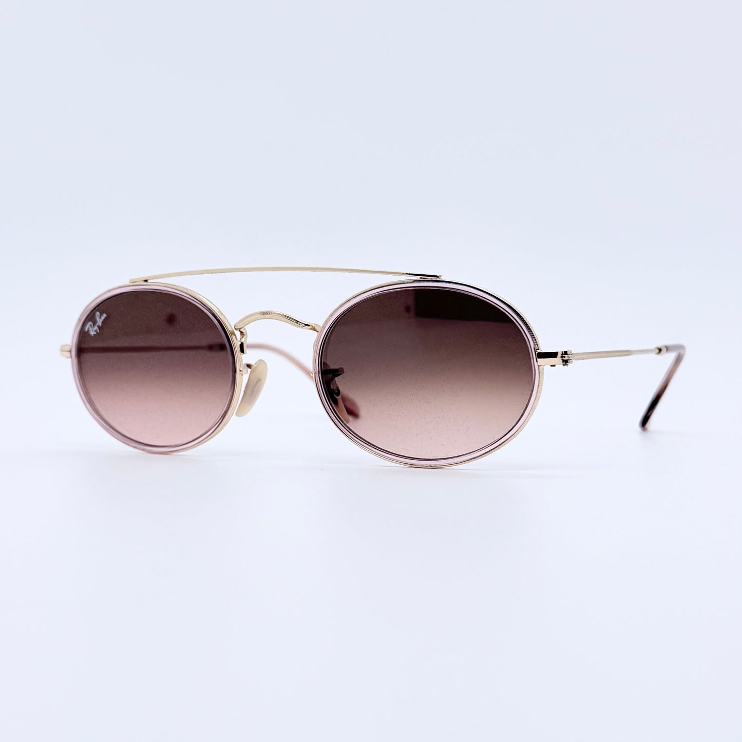 Ray-Ban RB3847N Oval Double Bridge Sunglasses
