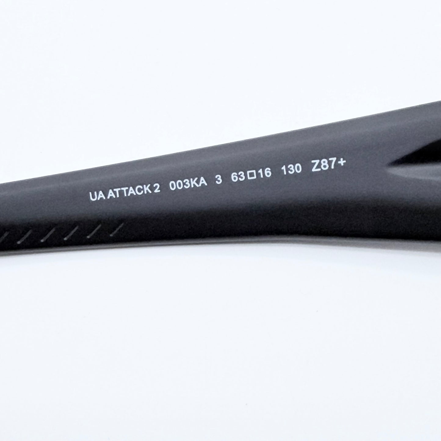 Under Armour Attack 2 003/KA Black w/ Grey Z87+ Sunglasses