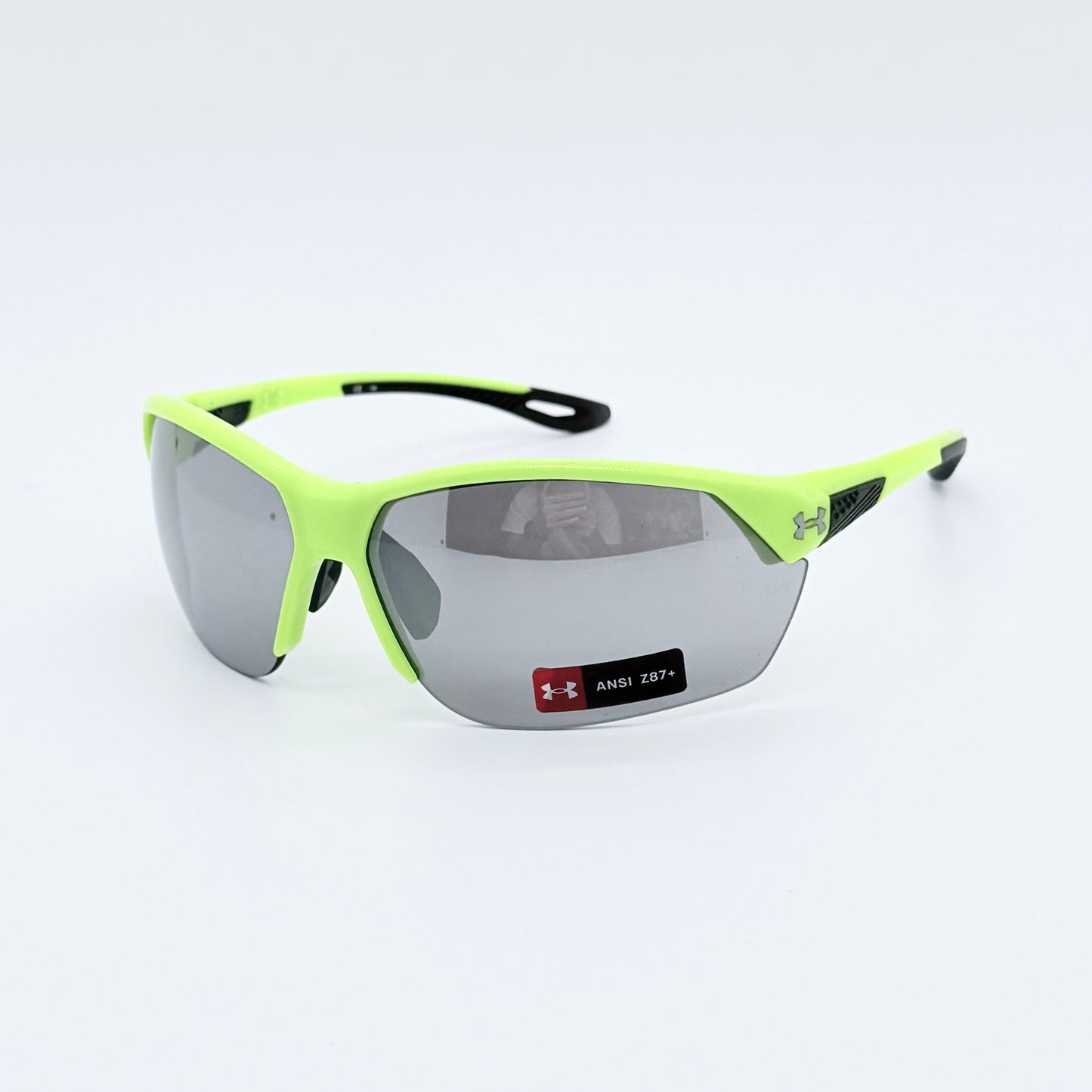 Under Armour Compete 0IEQI - Neon Green w/ Grey Mirror Sunglasses