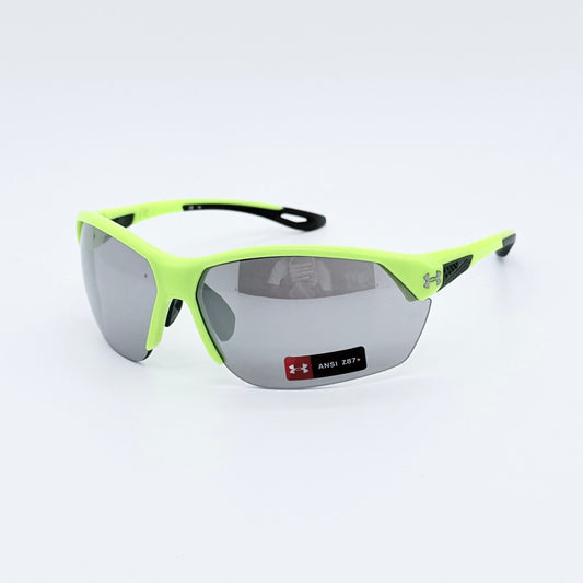 Under Armour Compete 0IEQI - Neon Green w/ Grey Mirror Sunglasses