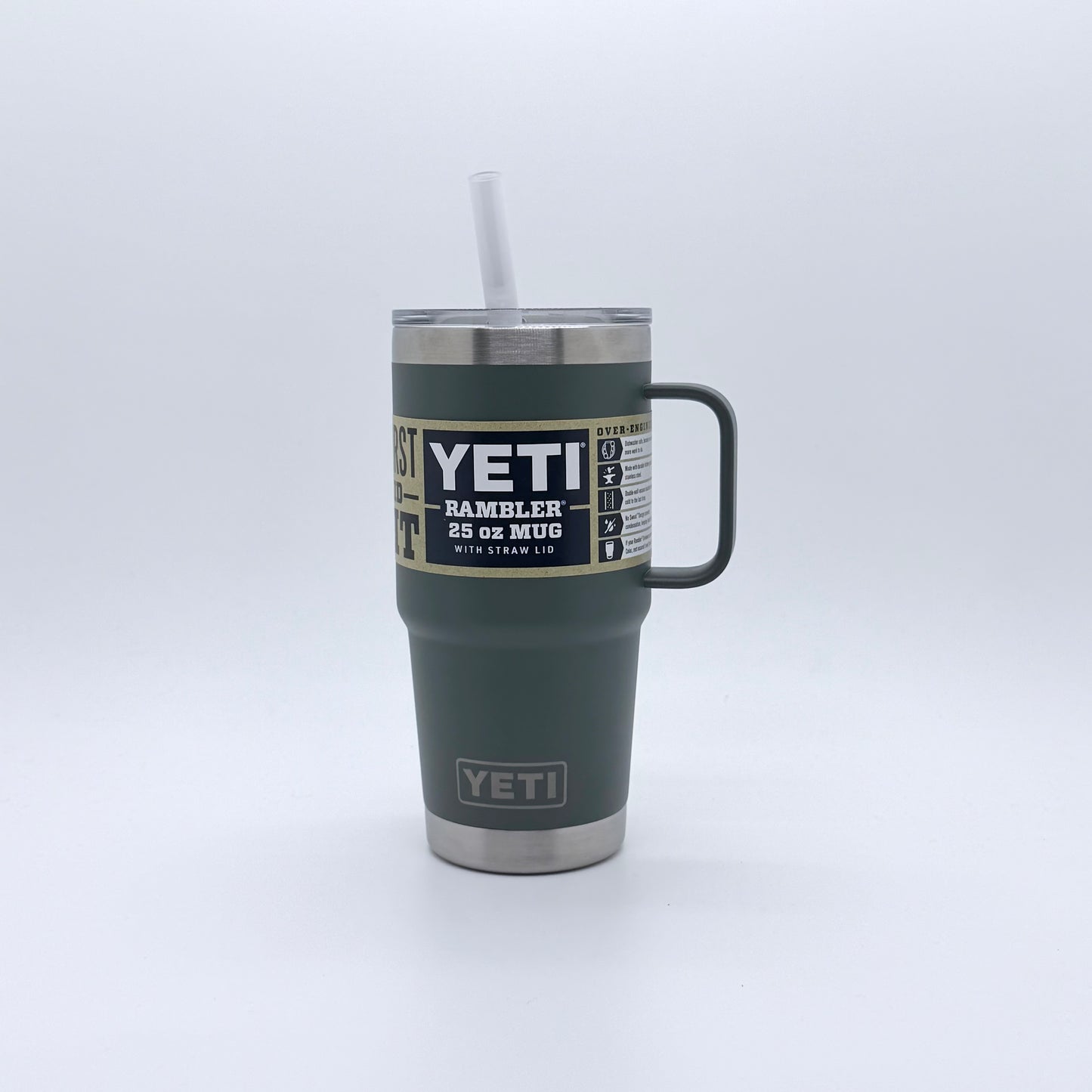 Yeti Rambler 25oz Straw Mug