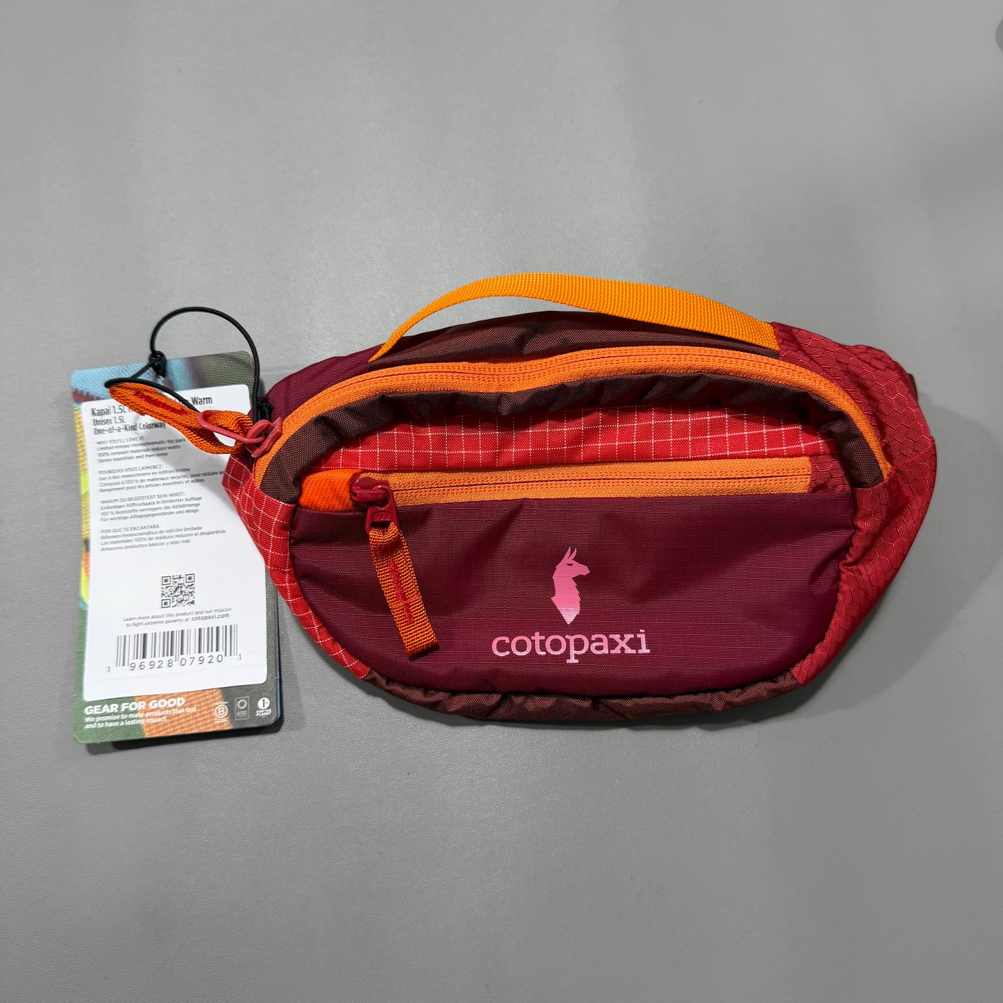 Cotopaxi Kapai 1.5L Hip Pack - Del Dia Warm