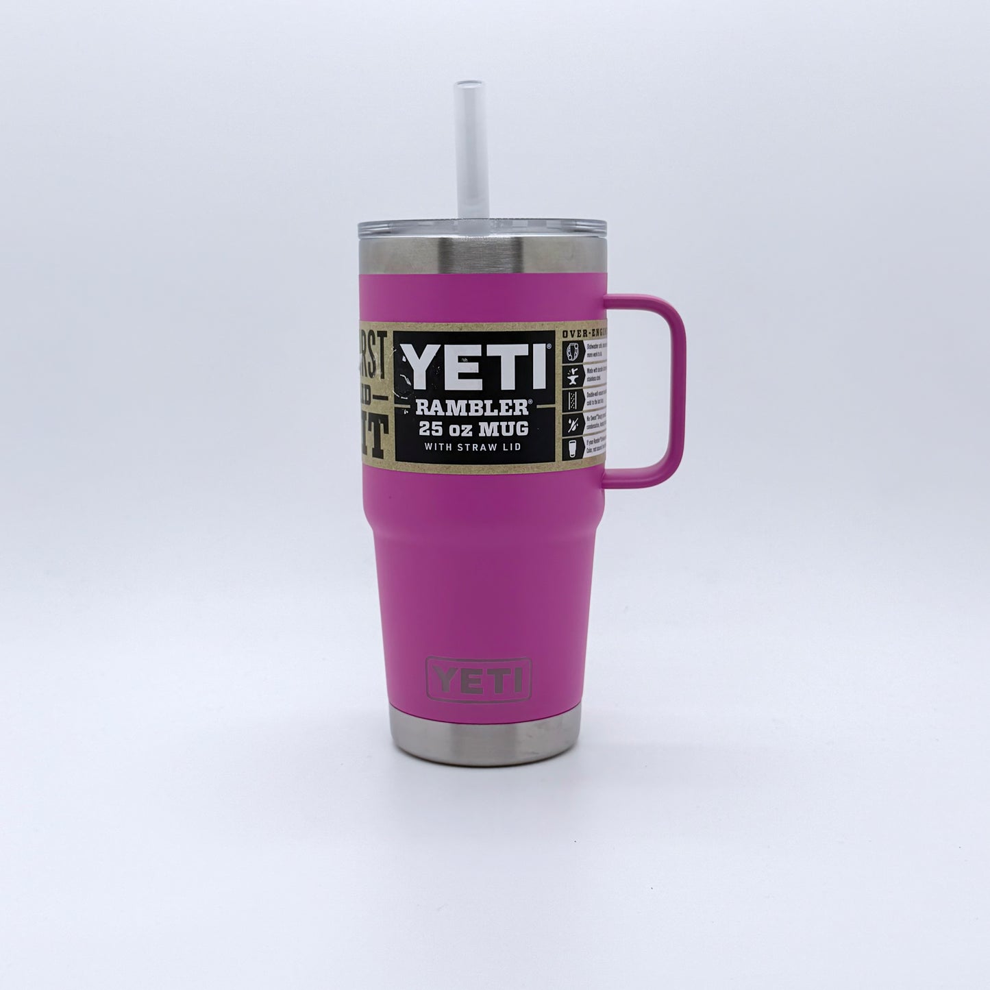 Yeti Rambler 25oz Straw Mug