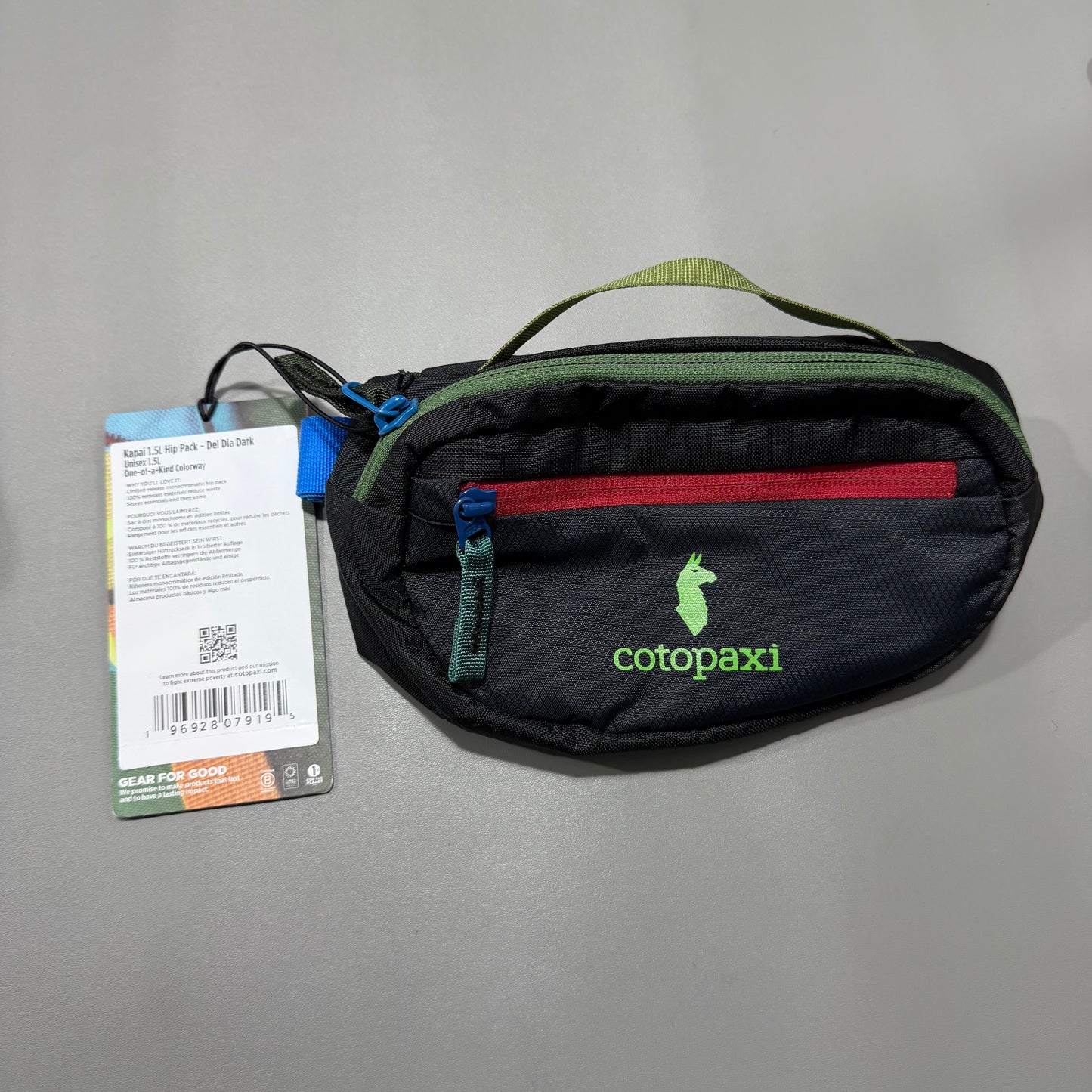 Cotopaxi Kapai 1.5L Hip Pack - Del Dia Dark
