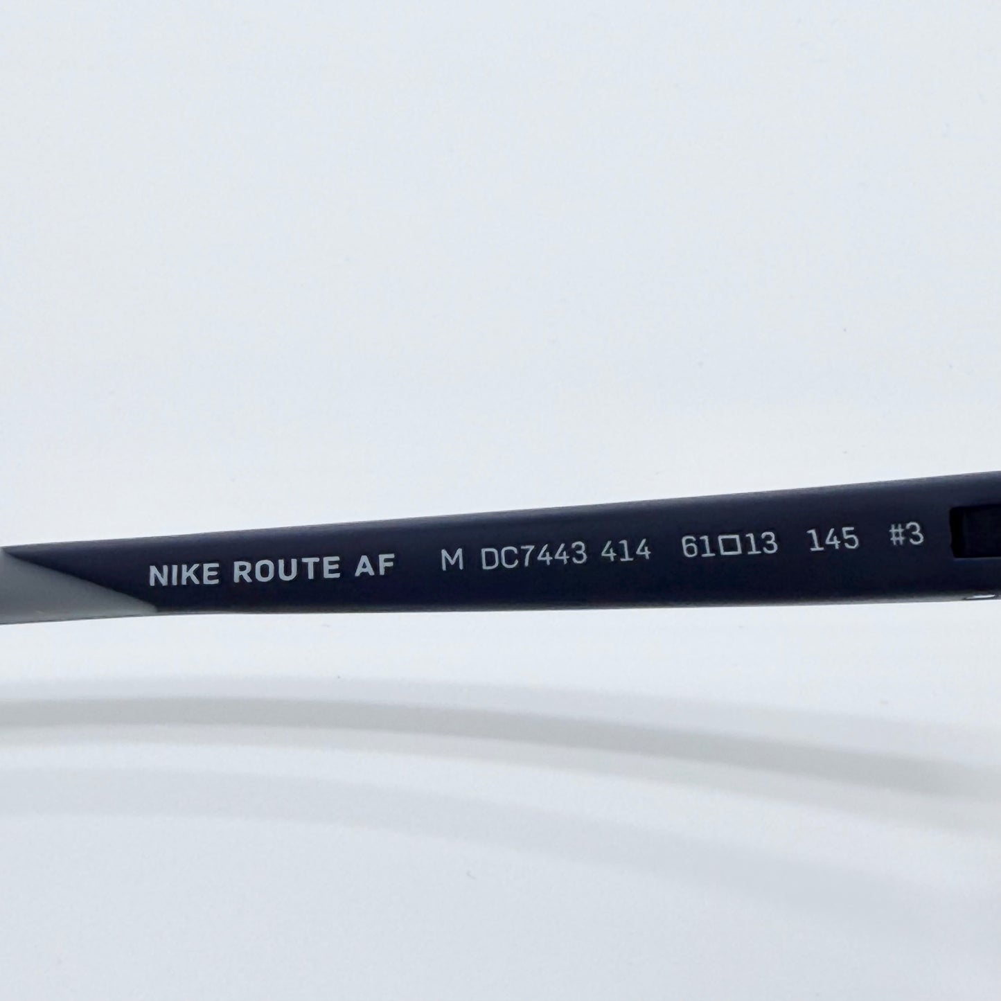 Nike Route AF M DC7443 414 Satin Navy/White - Grey w/ Turquoise Mirror