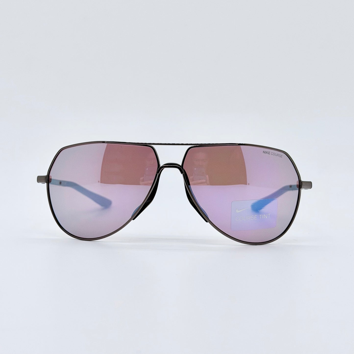 Nike Outrider EV1086 020 Pewter w/ Milky Blue Mirror Sunglasses