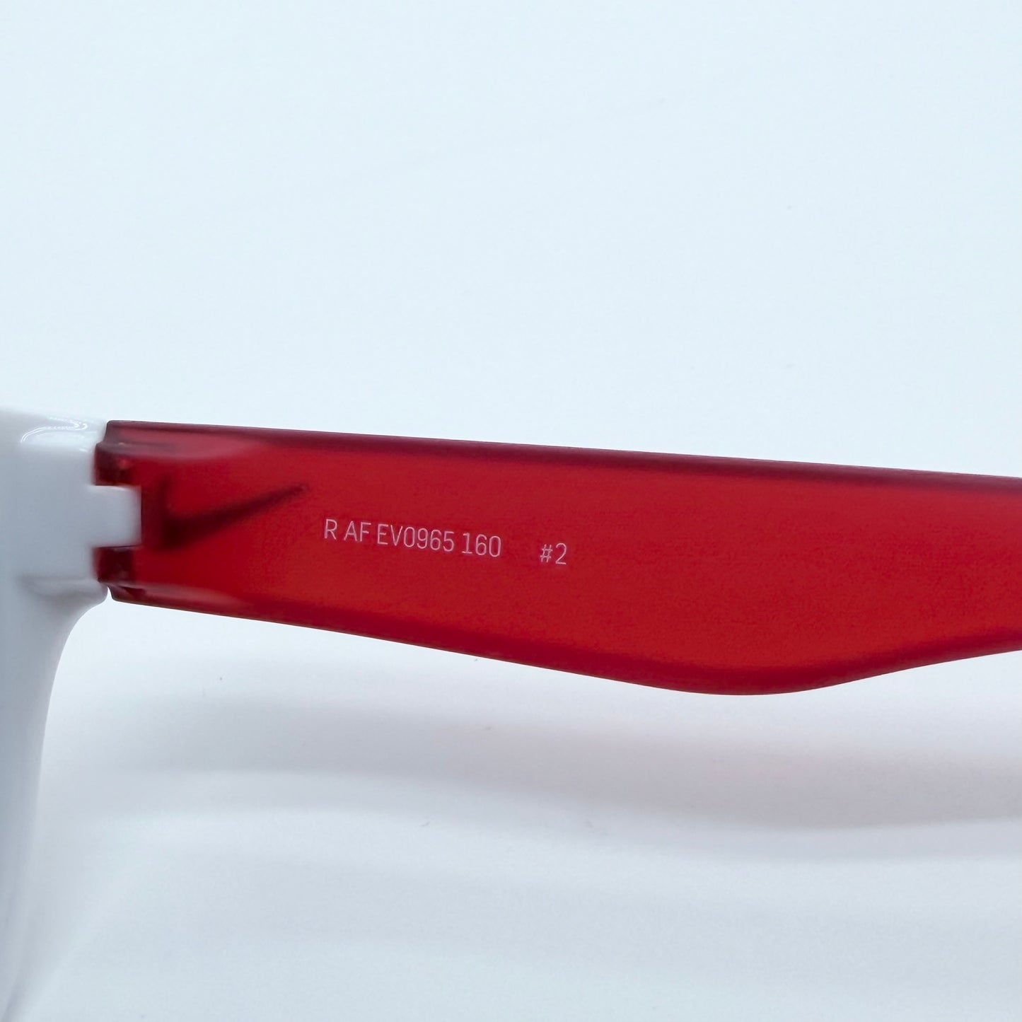 Nike Recover AF EV0965 900160 White Challenge Red w/ Red Mirror