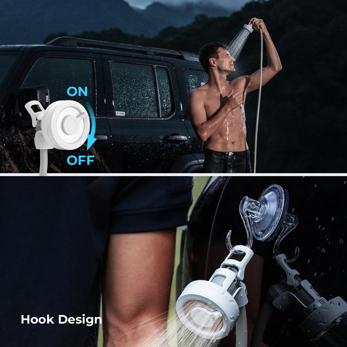 Flextail MAX SHOWER - Ultralight Rechargeable Instant Outdoor Shower