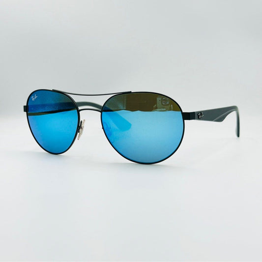 Ray Ban RB3536 Round Metal (Double Bridge) Sunglasses