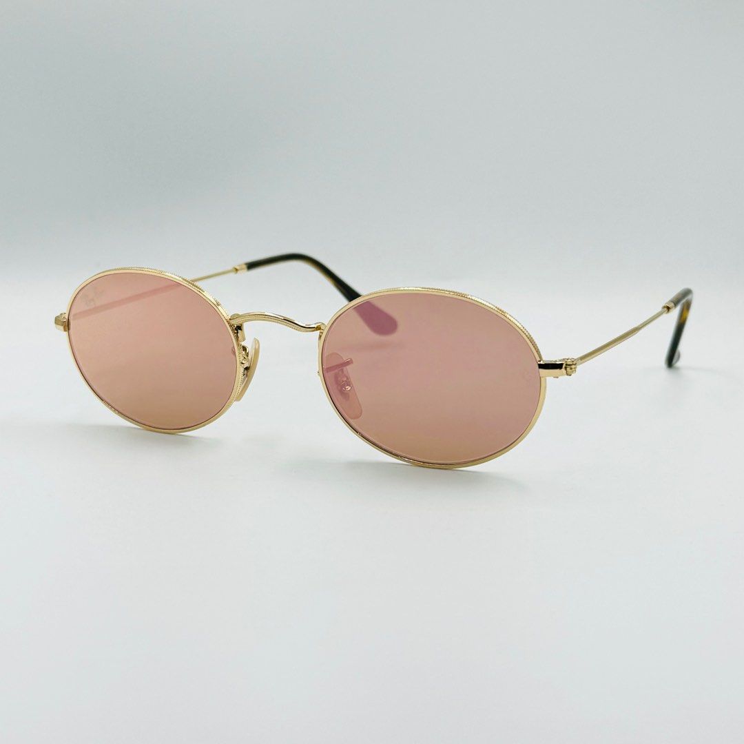 Ray Ban RB3547N - Oval Flat Sunglasses