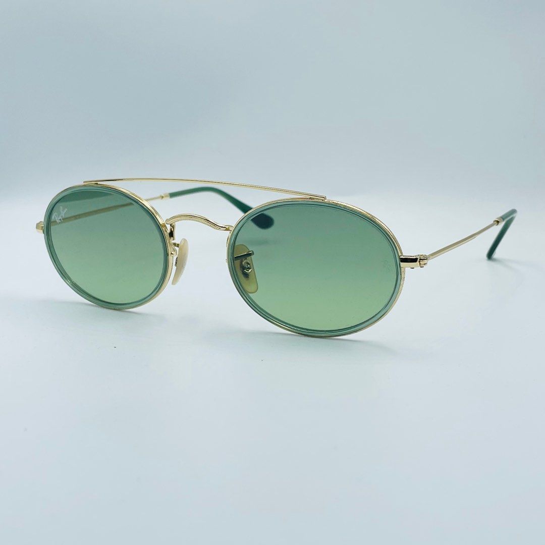 Ray-Ban RB3847N Oval Double Bridge Sunglasses
