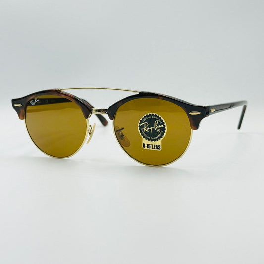 Ray-Ban RB4346 - Clubmaster Round - Double Bridge Sunglasses