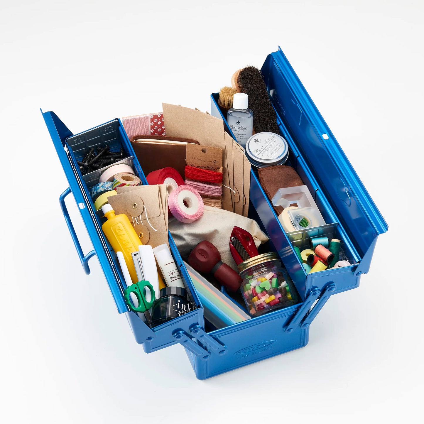 Toyo Steel Small Two-Stage Tool Box ST-350