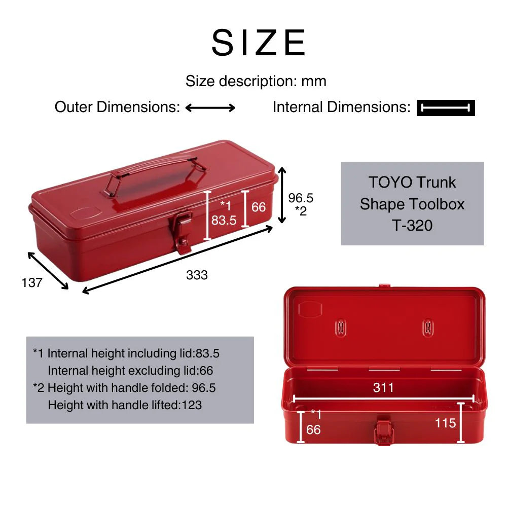 Toyo Steel Trunk Type Tool Box T-320