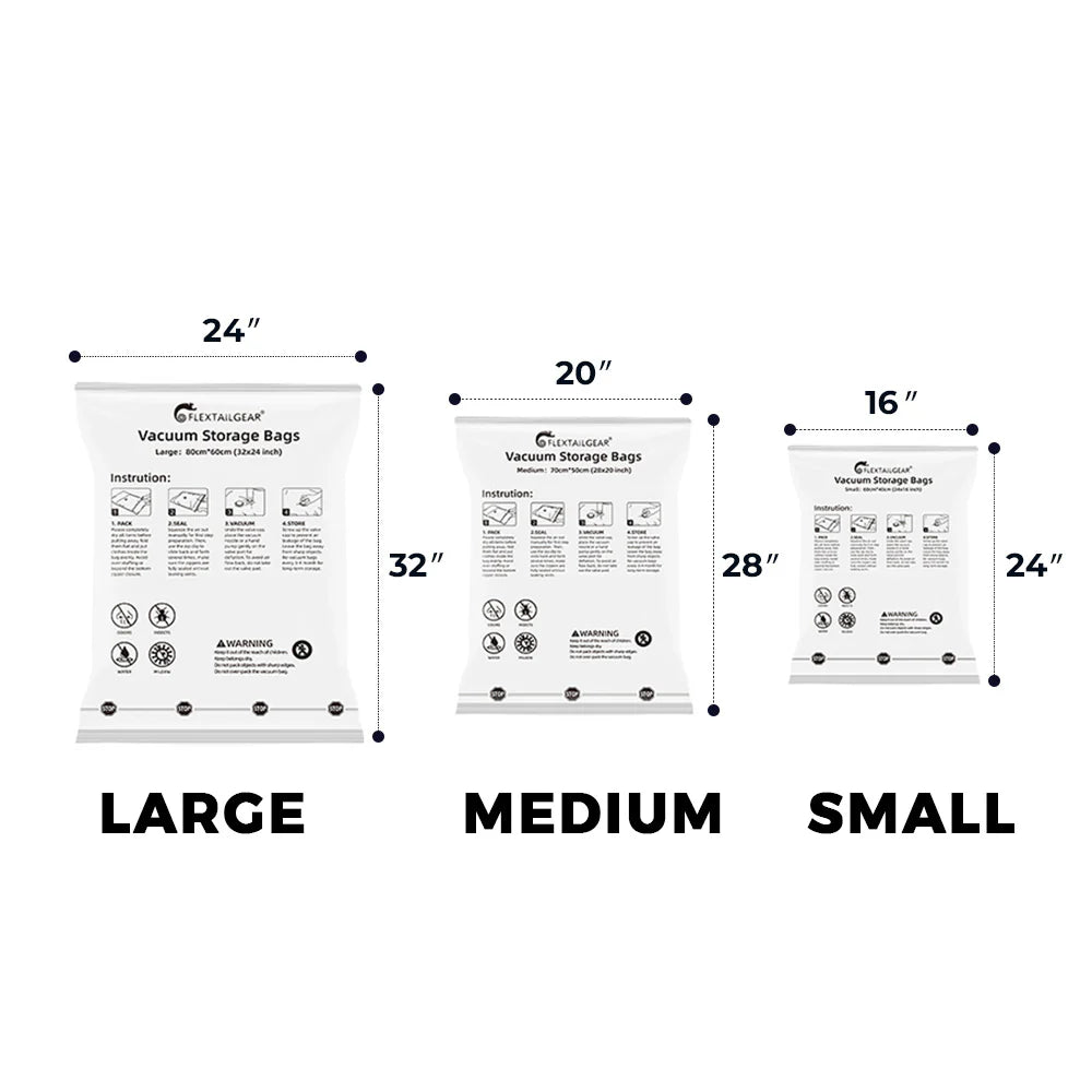 Flextail Vacuum Storage Bags (Without pump)