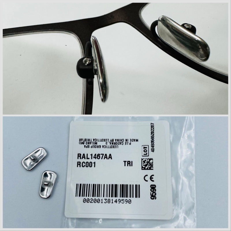 Metal Prescription/ Sunglasses replacement nosepads