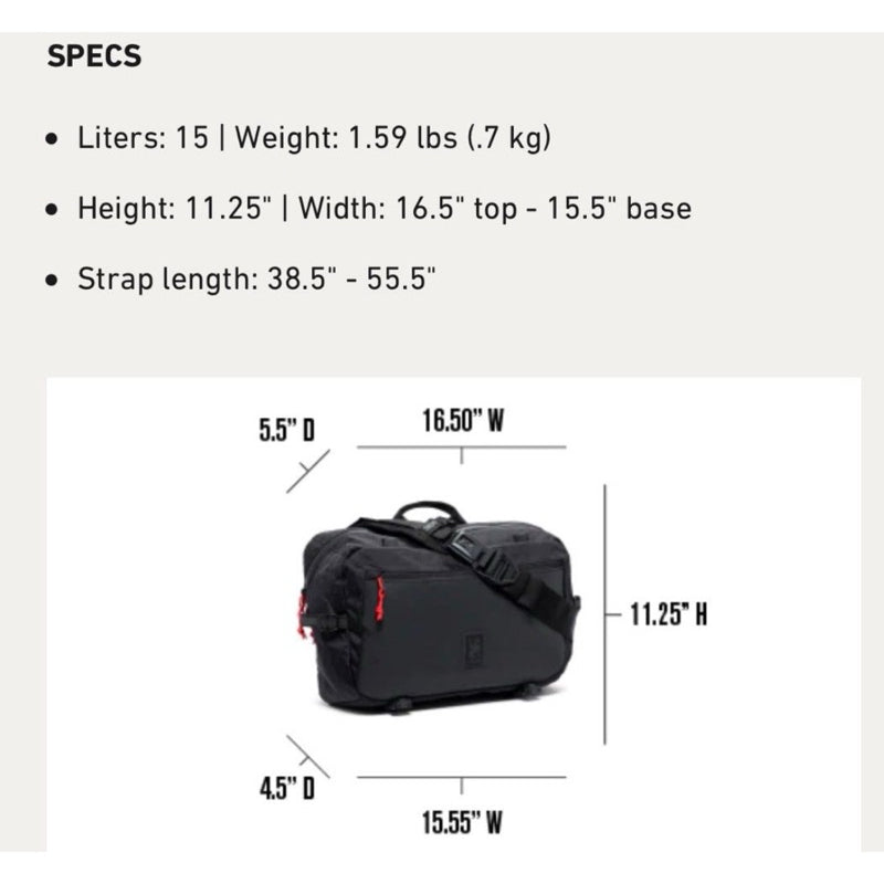 *SG Seller* Chrome Industries Kadet Max Messenger Bag