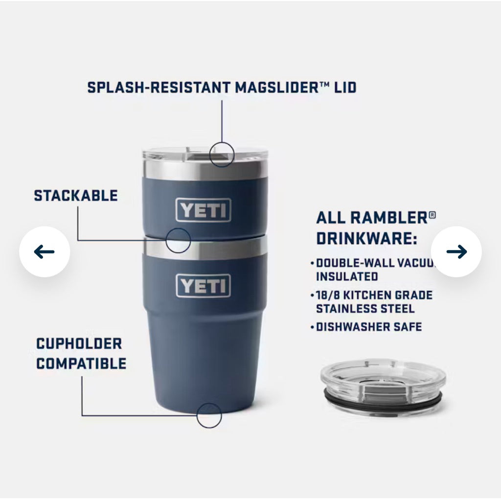 Yeti Rambler 8oz Stackable w/ Magslider Lid