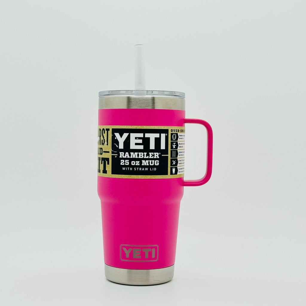 Yeti Rambler 25oz Straw Mug