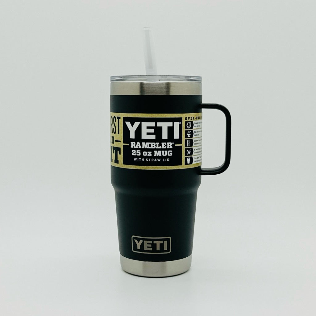 Yeti Rambler 25oz Straw Mug
