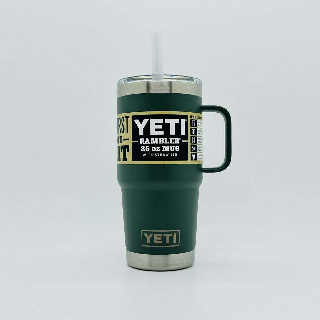 Yeti Rambler 25oz Straw Mug