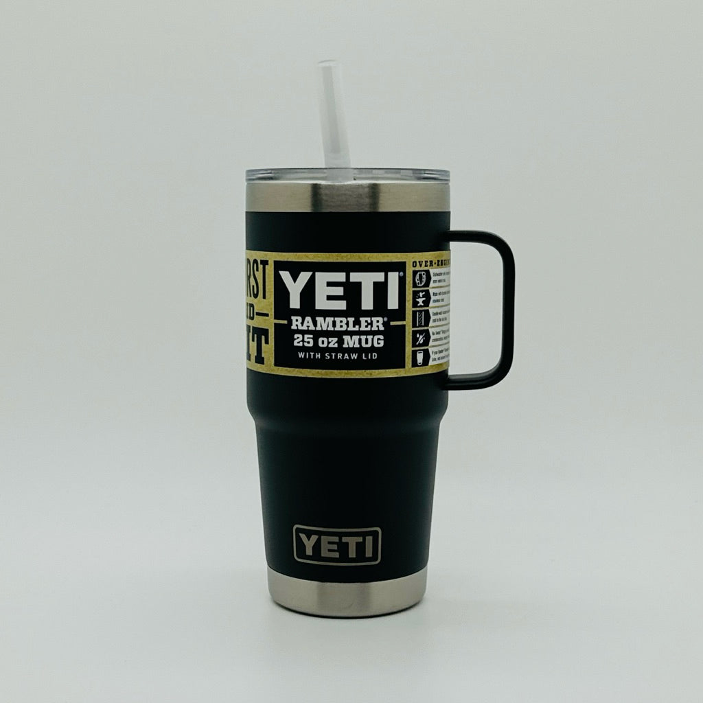 Yeti Rambler 25oz Straw Mug